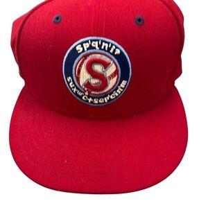 New Era 59FIFTY Men's Spokane Indians Fitted Red Low Crown Cap Size 7 3/8